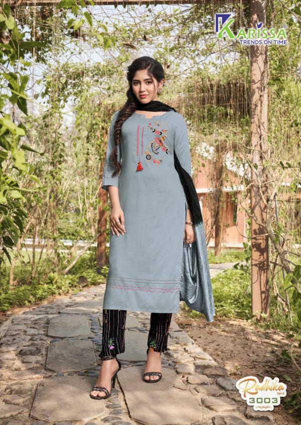 Karissa Radhika 3 Designer Rayon Readymade Salwar